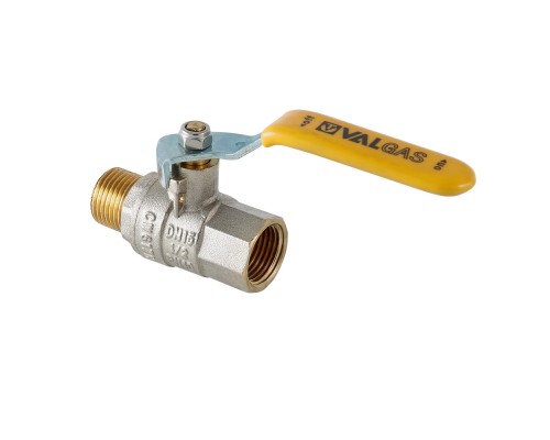 Кран шар. газ. VALGAS, стальная рукоятка 1/2" вн.-нар. (16/144) VT.272.N.04