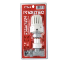 Клапан с термостатической головкой VALTEC, для рад. прямой 1/2"  VT.048.N.04