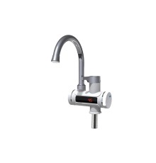 Кран-водонагреватель проточного типа BEF-001 с дисплеем и жестким изливом ( Проточного типа, в виде смесителя, 3 кВт)