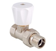 Клапан ручной прямой 1/2" (компактный) (9/135) VT.008.LN.04