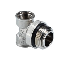 Тройник коллекторный с вращающимся штуцером 3/4"х1/2"х1/2" нар.-вн.-вн.(1/5) VTc.630.N.0504