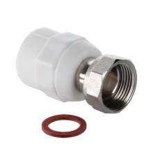Соединитель PPR с накидной гайкой 20х1/2" VTp.708.0.02004