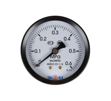 Манометр Экомера МД02-50мм 0..0,6МПа G1/4  Осевой