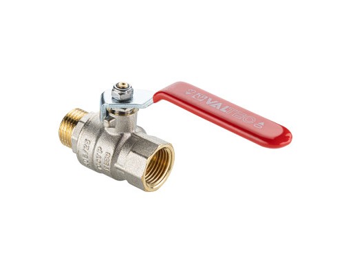 Кран шаровой BASE-ГОСТ полнопроходной с рукояткой-рычагом вн.-нар. DN15 PN40 1/2" VT.215S.N.04