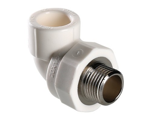 Угольник PPR с переходом на нар. р. 20х3/4" VTp.753.0.02005