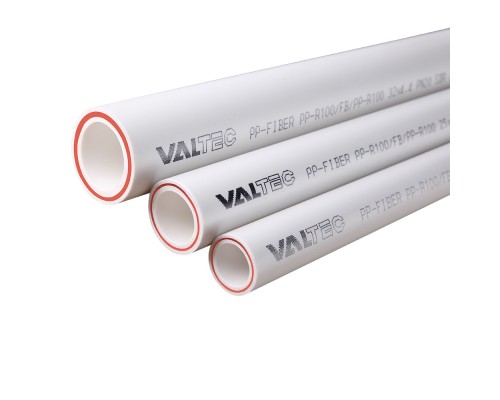 ТРУБА PP-FIBER арм. стекл., PN 20, 50 MM (белый) (4/24) VTp.700.FB20.50