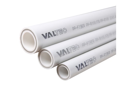 ТРУБА PP-FIBER арм. стекл., PN 25, 20 MM (белый) (4/120) VTp.700.FB25.20