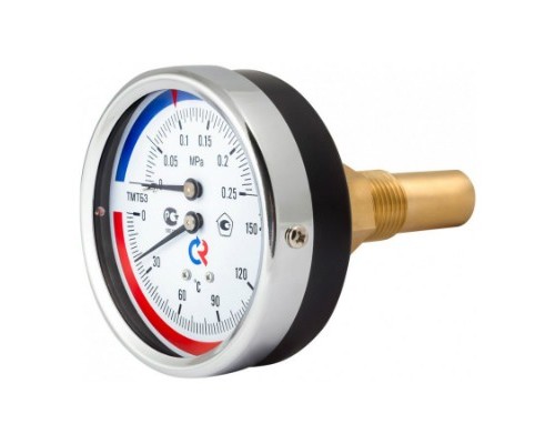 Термоманометр ТМТБ-41Т Dy 100 с задним подключением 1/2", 6 бар 0-150* (1/30) ТМТБ-41Т.0406150