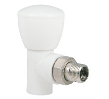Клапан PPR для подключения радиатора угловой 20х1/2" VTp.718.V.02004