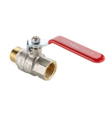 Кран шаровой BASE-ГОСТ полнопроходной с рукояткой-рычагом вн.-нар. DN20 PN40 3/4"  VT.215S.N.05