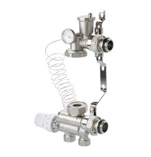 Насосно-смесительный узел, c нижним подключением, без насоса, монтажная длина насоса 130 мм VT.ECOMIX.0.130