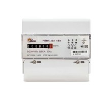 Счётчик электроэнергии НЕВА 303 1S0 5-50 А, 380В, кл.1, ОУ