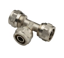 Тройник 3 цанги T16х20х16 (AQUALINK  50/10)
