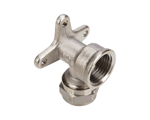 Водорозетка (уголок с креплением) цанга/гайка L20х3/4 F-W (AQUALINK 60/10)