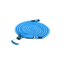 Шланг поливочный ROLL TELESCOPE 30 м, NEW (L-30 м, Рраб - 8 бар, Рмакс - 16 бар, прис.размер - 1/2" и 3/4", распылитель 10 режимов)