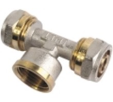 Тройник 2 цанги/гайка T20х3/4Fх20 (AQUALINK  50/10  )