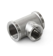 Тройник латунный ВР резьбовой переходной 1/2 x 3/4 x1/2 PROAQUA