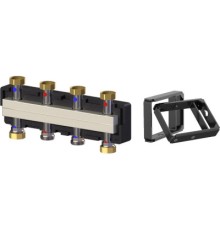 Коллектор распределительный до 3 насосных групп, нерж сталь (с комплектом кронштейнов) M66301.921RU