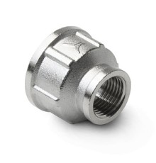 Муфта латунная ВР резьбовая переходная 3/4 x 1/2 PROAQUA