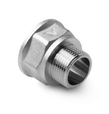 Переход латунный Н/В резьбовой 1/4x1/2 PROAQUA