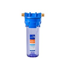 Корпус Гейзер 10" х3/4", прозрачный (прозрачный для холодной воды)