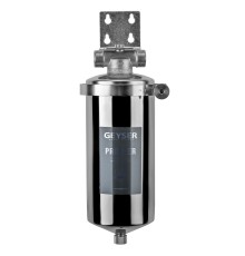 Корпус Премьер 10BB 1" (нерж. сталь для хол. и горячей воды со сливом 1")