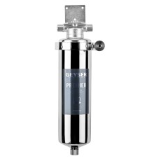 Корпус Премьер 10SL 1/2" (нерж. сталь для хол. и горячей воды со сливом 1/2")