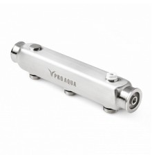 PRO AQUA Коллектор с межосевым расстоянием 100 мм 3  выхода, 290  мм, 1 1/4 x 3/4" с воздухоотводчик