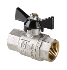 Кран шар. PERFECT, рукоятка бабочка 3/4" вн.-вн. (9/36) VT.317.N.05