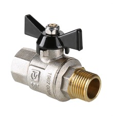 Кран шар. PERFECT, рукоятка бабочка 3/4" вн.-нар. (9/36) VT.318.N.05