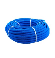 КОЖУХ для трубы 20 (диаметр 32) синий SK 40032с (бухта 50 м.)