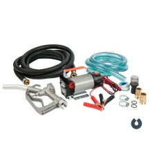 Насос для диз. топлива BCD-12V1  (12B, 150 Вт, Нмакс - 10м, Qмакс - 40л/мин, комплект- шланги, обратный клапан, пистолет)