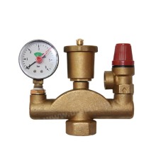 Группа безопасности котла 1" - 3/4"  UNIPUMP