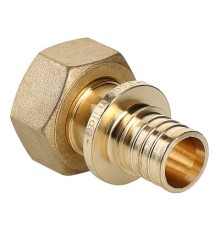 Соединитель надвижной с накидной гайкой 16(2,2) х 1/2"  VTm.422.BG.001604