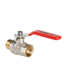 Кран шар. BASE, стальная рукоятка 3/4" вн.-нар. (10/120) VT.215.N.05
