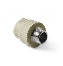 Муфта комб. (нар. рез.)  32-1/2   (60/10)   PRO AQUA Серая