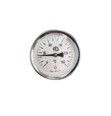 Термометр 63 мм, осевое подключение, L=30 мм, 0-150 °С (AQUALINK)