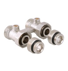 Узел для нижнего подкл. рад. (комплект)  1/2"х3/4 евроконус VT.345K.N.E04