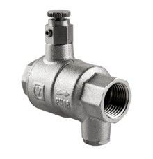 Клапан обратный с дренажем и воздухоотводчиком  1/2" (10/60)  VT.171.N.04