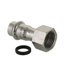Соединитель с накидной гайкой нерж. сталь 15х1/2" (5/200) VTi.908.I.001504