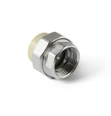 Муфта комб. раз. (вн. рез.)  20x1/2F (Американка)   (150/25)  PRO AQUA Серая
