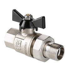 Кран шар. PERFECT с полусгоном 3/4" вн.-нар. (9/36)  VT.327.N.05