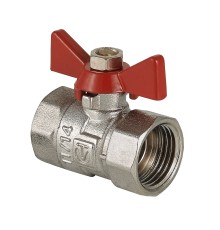 Кран шар. COMPACT, рукоятка бабочка 3/4" вн.-вн. (14/224) VT.092.N.05