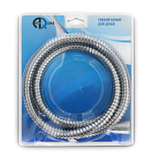 Шланг для душа конус имп (1/2") +  рус (М22) длина 1,5 м в блистере (AQualine  50/1)