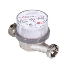 Водосчетчик унив., квартирный, БЕЗ СГОНОВ до +90^С, 1,5м3, 1/2",   80 мм (NEW) VLF-15U-L.80