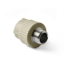 Муфта комб. (нар. рез.)  20-1/2   (150/25)   PRO AQUA Серая
