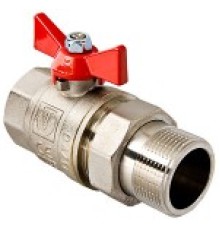 Кран шар. BASE с полусгоном 1/2" вн.-нар. (10/160) VT.227.N.04