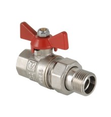Кран шар. BASE с полусгоном 1" вн.-нар. (5/50) VT.227.N.06