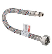 г/п для воды М10х18 - G1/2" 40см Гайка-Н.сталь/ниппель-Н.сталь VTf.003.IS.0418040