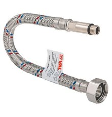 г/п для воды М10х35 - G1/2" 120см Гайка-Н.сталь/ниппель-Н.сталь VTf.004.IS.0435120
